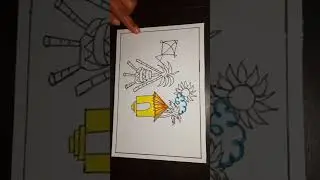 Pongal Drawing #pongaldrawing #pongal #viral #shorts #art #shortsvideo @DivyaCraftAndDrawing