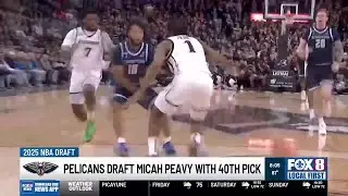 Pelicans take Georgetown&rsquo;s Micah Peavy in Round 2 of the NBA Draft