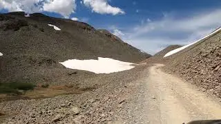 Crossing Ophir Pass Near Ouray Colorado