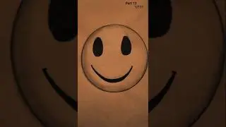 smiley face tutorial ☺️|| part 12 #art #smiley #tranding #youtubeshorts #artwithpooja #howtodraw