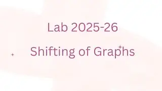 Lab 2 Shifting of Graphs 