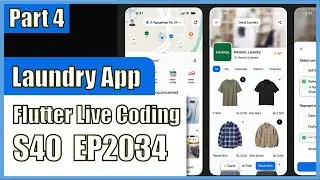 [Flutter] Flutter Live Coding EP2034 (Laundry App UI Part 4)