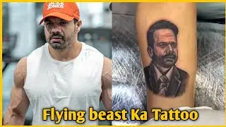 Flying Beast Face tattoo on his fan's arm #shorts