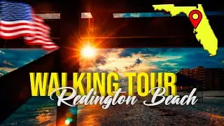 Sunset Beach Walking Tour | Redington Beach Florida 4K