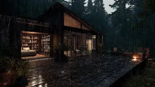 Quiet Forest Night Rain - Gentle Piano Melodies for Peaceful Sleep and Mental Relaxation