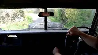 Land Rover Series 3 109 2.25 Petrol Ex MOD British army on board test drive