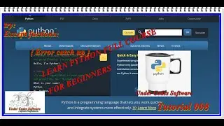 Python Full Course| For Beginners| Tutorial 008 { try except in python }