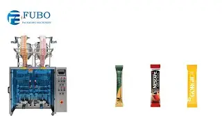 Back stick sealing  Lemon & Lime energy drink sachet  packaging equipment丨300D VFFS packaing machine