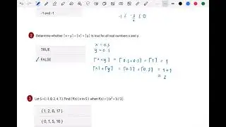 Floor & Ceiling Functions | Module 2 Solutions | 2110204 Discrete Structures