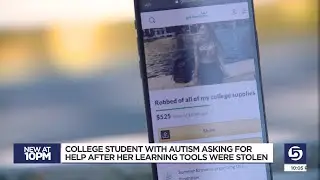 College student with autism asking for help after her learning tools were stolen