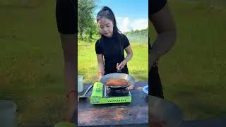 😊😋  Fried rice cakes#record #cooking #foodvideos 