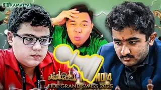 Mate Pawn?? Aray Ko!! GM Erdogmuz vs GM Mittal | Round 4 FIDE Grand Swiss 2025