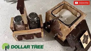 Diy dollar tree jenga block idea || sugar holder and salt/pepper holder