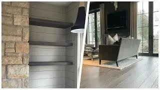 75 Modern Home Office With A Standard Fireplace Design Ideas You'll Love 🏡