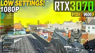 Warzone RTX 3070 + Ryzen 5 9600x - 1080p Very Low,