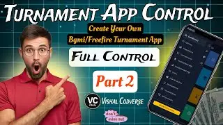 Apna Khud Ka Tournament App Kaise Banaye 😱🔥 | Admin Panel + Tournament Setup | Part-2