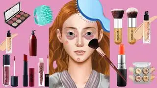 Makeup ASMR Transformation // BAD BREAKUP MAKOVER // Homeless asmr stop motion animation