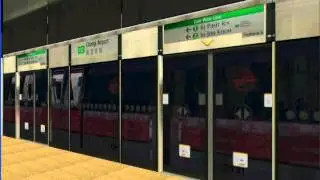 Openbve SMRT C151 (C651/C751B) Departing Changi Airport