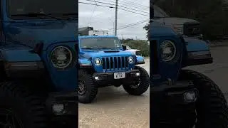 Freshly installed 37&rdquo; KM3s on a newly lifted Jeep 392. jeep392 #jeeprubicon #bfgoodrichtires