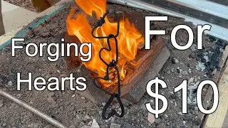 Forging a Heart Chain in my $10 Forge (Silent Forging)