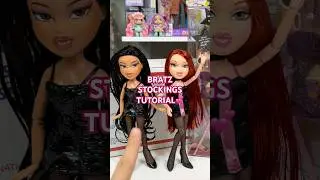 Bratz Stockings & Matching Heels TUTORIAL! #dolls #bratz #bratzdoll #bratzdolls #shorts #tutorial