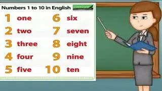 NUMBERS 1 TO 10  RHYME FOR CHILDREN JOYFUL LEARNING BY ACTIVITY