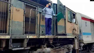 Early Morning Glorious Departure of Train 02372 BKN HWH Express  in Serene Environment