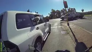 angry dog VS bikers - When dog ATTACK (or just Want to say hi)