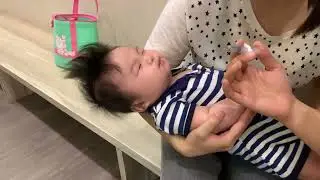 土豆弟施打口服輪狀病毒疫苗兩劑
