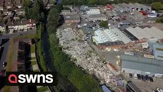 32ft mountain of rubbish grows so tall it can be seen on GOOGLE EARTH | SWNS
