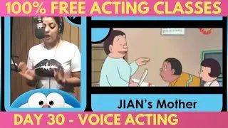 Online free acting classes day 30 | Voice Acting Training for beginners to learn from Home freshers