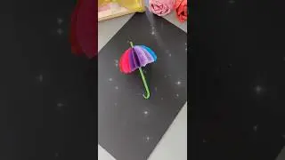 Paper se chhata kaise banaye l How to make paper umbrella  #shorts #youtubeshorts