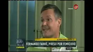 Fernando Farr&eacute;, preso por femicidio