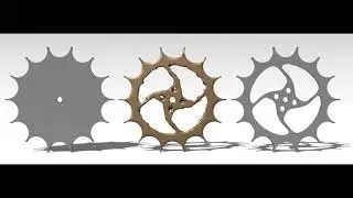 Topology Optimization of Bike Gear