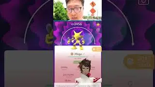My First Ever Mega Alakazam Evolution in Pokemon GO, #shorts