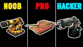 NOOB vs PRO vs HACKER in Cannon Demolition | GokuNoob
