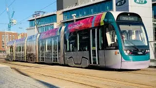 Nottingham Tram 204 At Station Street From Phoenix Park To Clifton South