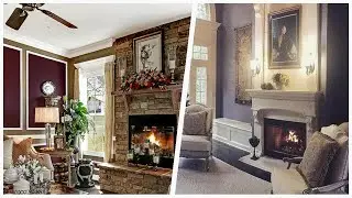 75 Traditional Family Room With Purple Walls Design Ideas You'll Love ✅