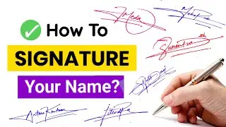 How to sign your name | Signature Style of my name | Signature Style