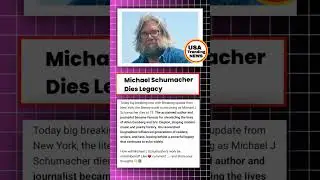 Michael J Schumacher Dies at 75 | Allen Ginsberg & Eric Clapton Biographer Remembered