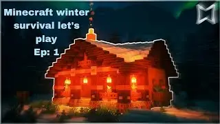Minecraft Winter Survival let's play Ep 1❄, enjoy