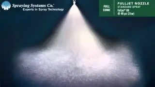 FullJet&reg; HH Standard Spray Nozzle Pattern Demonstration by Spraying Systems Co.