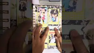 ASMR Scrapbook Journal With Me: Black and Yellow Theme #ohuhumarkers #scrapbookjournal #scrapbooking