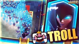 TROLL DECK con STREGA NOTTURNA! 3 CORONE IN 45 SECONDI! ASSURDO! Clash Royale ITA!