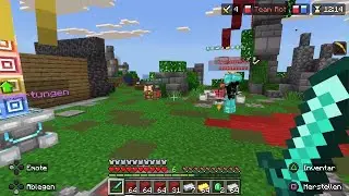 Minecraft Bedwars 4vs1 clutch