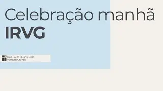 Igreja do Recreio VG Live! Culto Manhã  01/02/2026