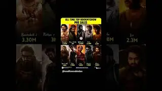 All time top pre sales of Indian cinema🔥 #baahubali2 #pushpa2 #kgf #coolie #leo #kalki2898ad #salaar