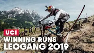 Tracey Hannah & Lo&iuml;c Bruni Winning DH Runs Leogang | UCI MTB World Cup 2019