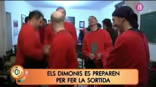 Els dimonis de sa Pobla es preparen per fer la sortida