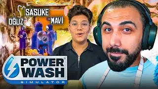 EKİPLE AŞIRI AYRINTILI TEMİZLİK YAPTIK! POWERWASH SIMULATOR | Barış Can